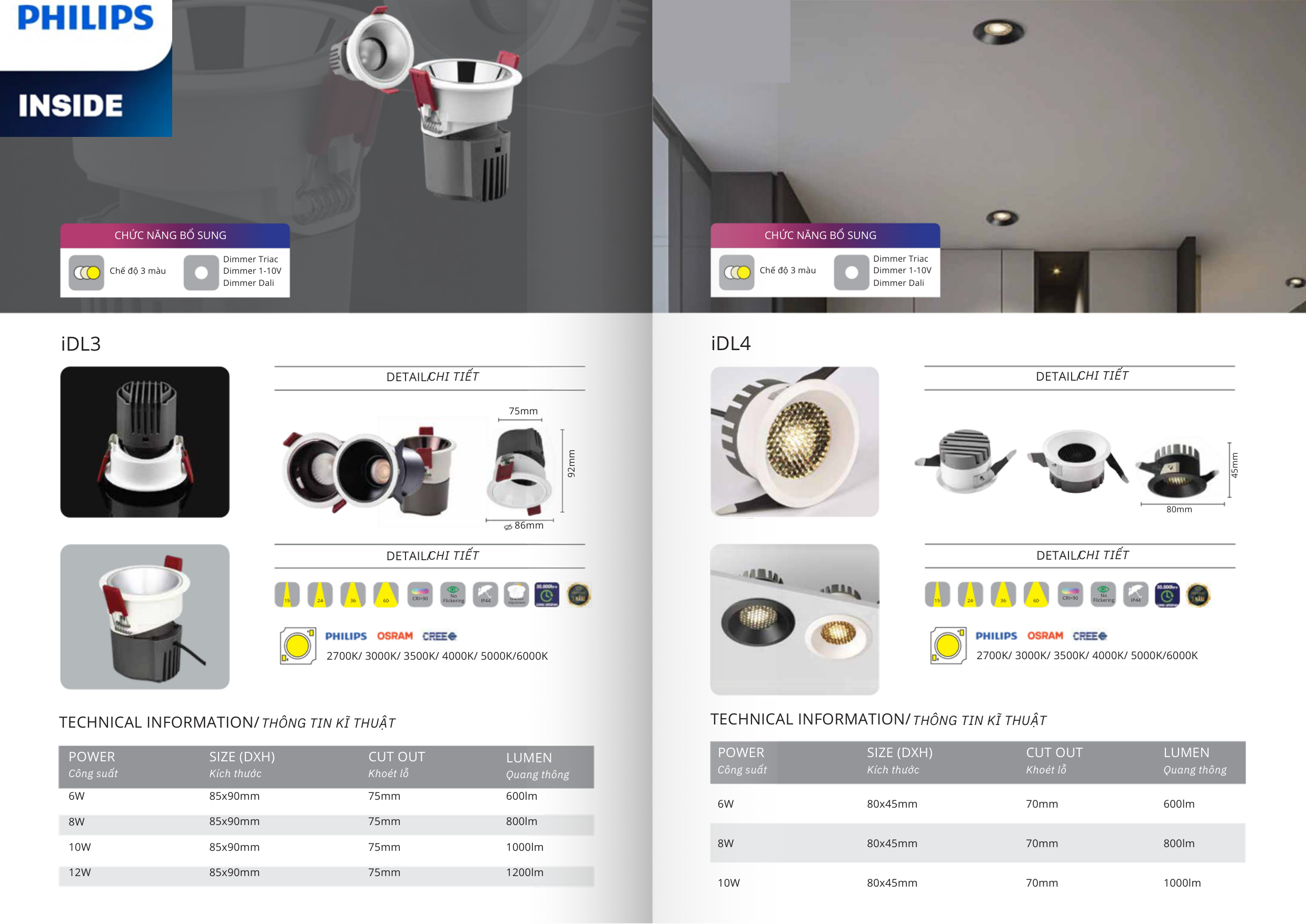 Trang Catalogue 2026 Đèn LED Âm Trần Downlight Citilight IDL3