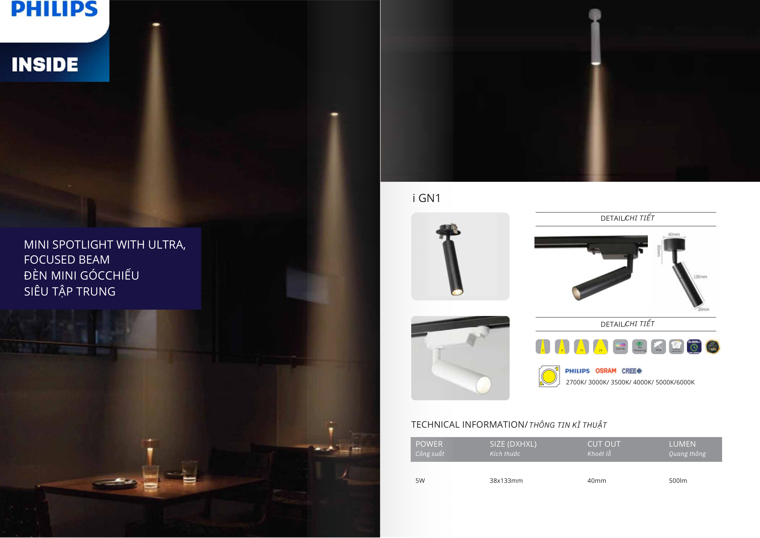 Trang Catalogue 2026 Đèn LED Âm Trần Downlight Citilight IGN1